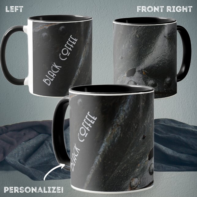 Taza Estilo de loft minimalista negro metalizado (Subido por el creador)