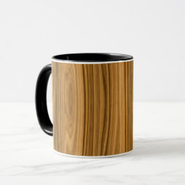 Taza Estilo de madera elegante del grano
