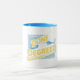 Taza Estilo de marca de acabado y degradado