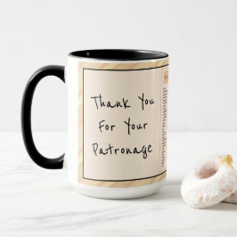Taza Estilo de restaurante divertido