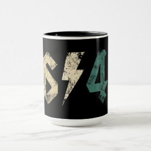 Taza Estilo de rock 80 retro anti Trump