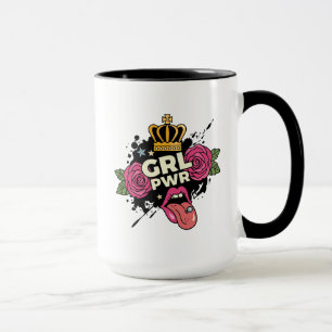 Taza Estilo de tatuaje de alimentación del Chica
