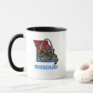 Taza Estilo de tatuaje del Arco de la puerta del río de