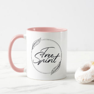 Taza Estilo de yoga estilo boho espiritual libre