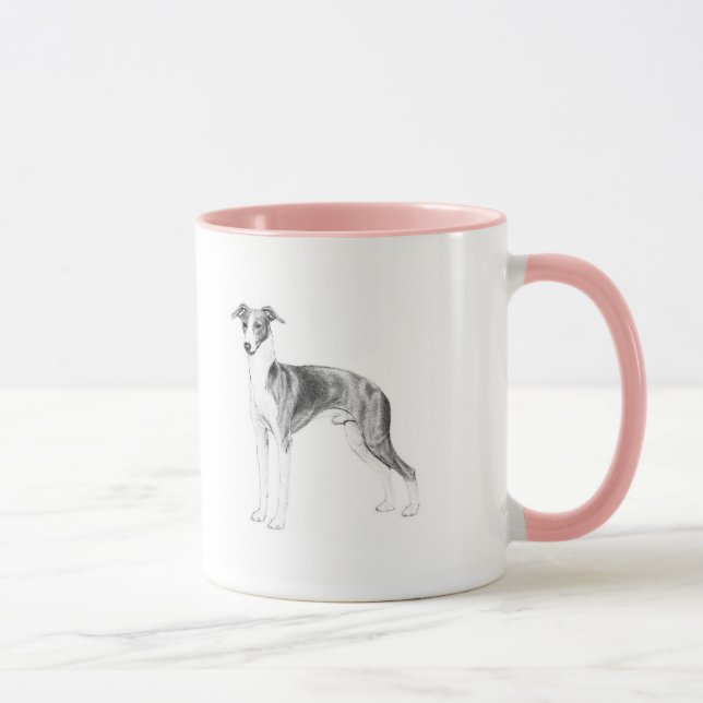 Taza Estilo del galgo italiano (Derecha)