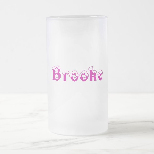 Taza Estilo-Helada nombre de Brooke- (Centro)