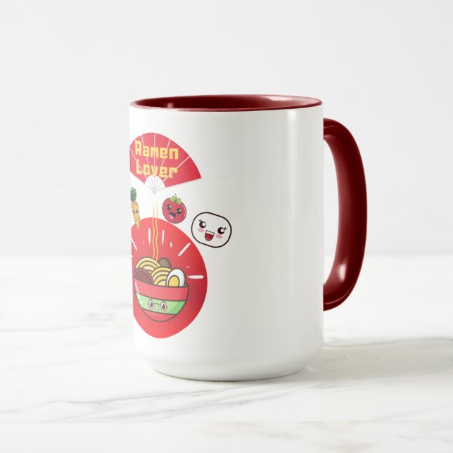 TAZA ESTILO KAWAII DE RAMEN LOVER (Anverso derecho)