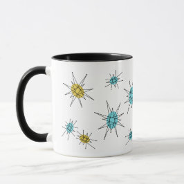 Taza Estilo moderno de los mediados de siglo, Starburst