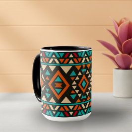 Taza Estilo moderno geométrico del suroeste