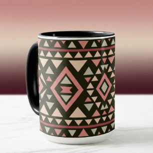 Taza Estilo moderno geométrico del suroeste