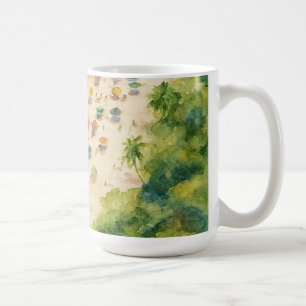 Taza estilo playa 