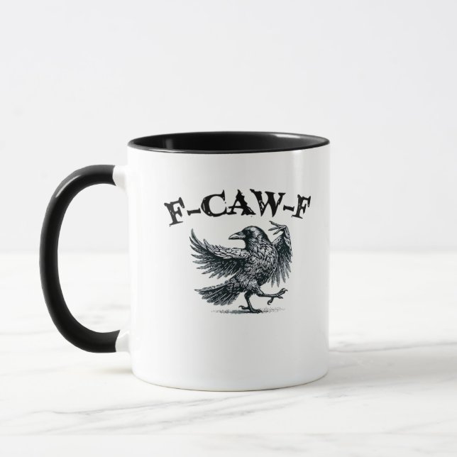 Taza Estilo Retro F-Caw-F (Izquierda)