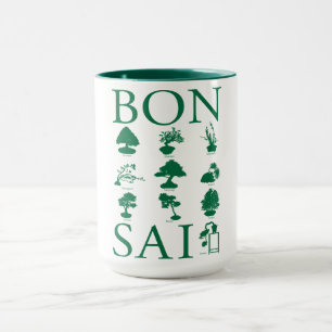 Taza Estilos básicos del árbol Bonsai