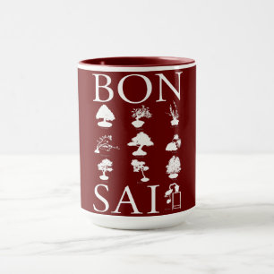 Taza Estilos básicos del árbol Bonsai