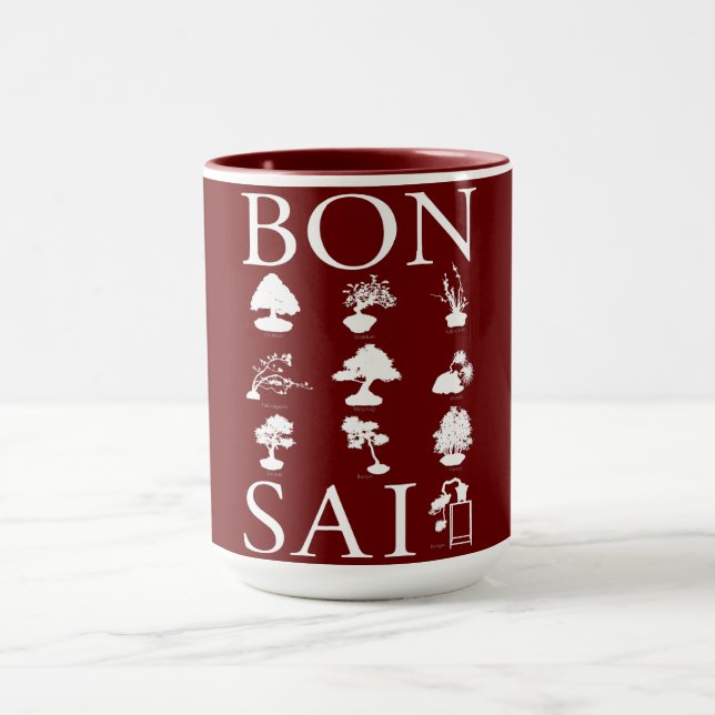 Taza Estilos básicos del árbol Bonsai (Centro)