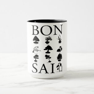 Taza Estilos básicos del árbol Bonsai