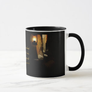 Taza Estímulo inspirador cristiano del verso de la