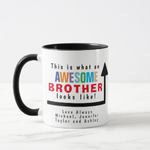 Taza Esto es lo que parece un horrible hermano Mug