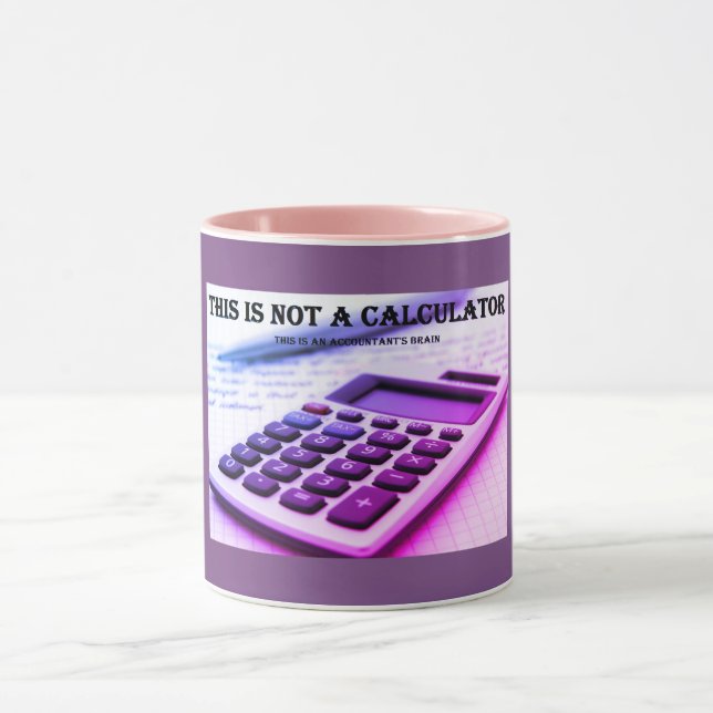 Taza "Esto No Es Una Calculadora" (Centro)