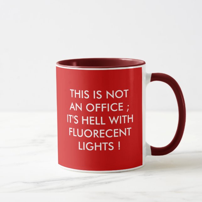 TAZA ESTO NO ES UNA OFICINA… (Derecha)