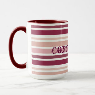 Taza Estopa rosa y borgoñona
