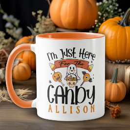 Taza Estoy aquí por la Personalizado Candy Halloween