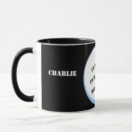 Taza Estoy aquí, soy Hungover, ¡NO LO IMPULSES! Editabl