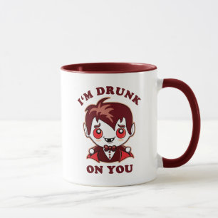 Taza Estoy borracho contigo   Declaración de amor de va