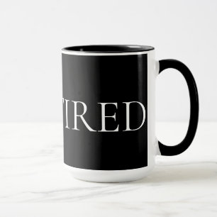 Taza Estoy Cansado – Frase Suave y Emocional