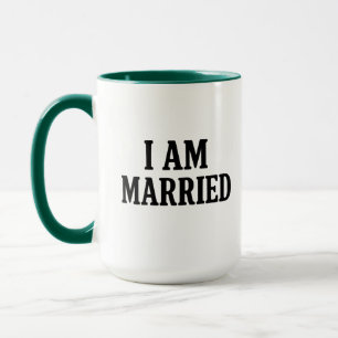 Taza Estoy casado y gracioso - regalo para las parejas