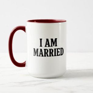 Taza Estoy casado y gracioso - regalo para las parejas