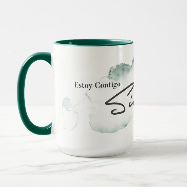 Taza Estoy Contigo Siempre Biblia Verse Mug (Izquierda)