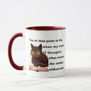 Taza Estoy en ese momento en la vida divertido vida Pun