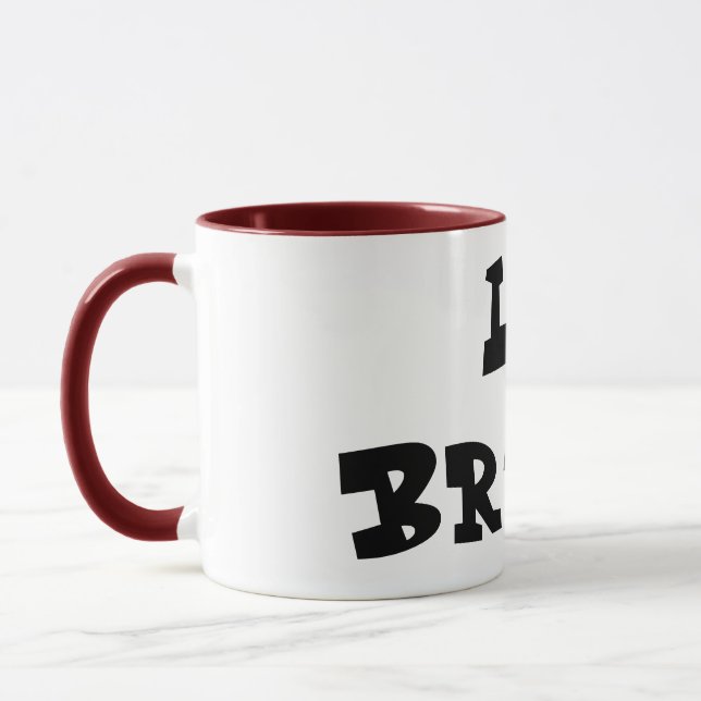 Taza Estoy en fuga personalizado diseñado mug divertido (Izquierda)