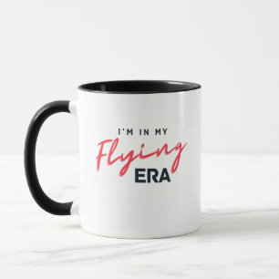 Taza Estoy en mi era de vuelo, Vuelo, Viaje, Aventura
