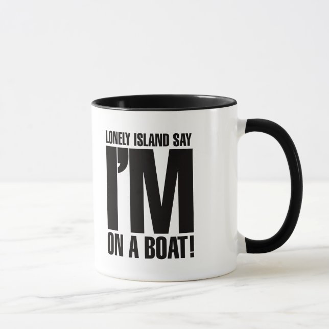 Taza Estoy en un barco (Derecha)