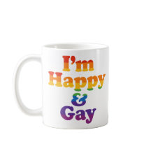 Taza «Estoy Feliz y Gay» – Taza de Café Orgullo Au