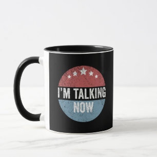 Taza Estoy hablando ahora del debate de Trump Kamala