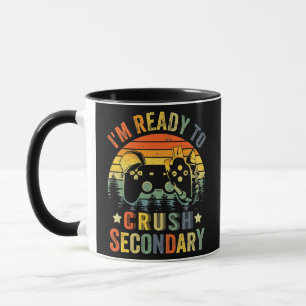 Taza Estoy listo para aplastar el videojuego secundario