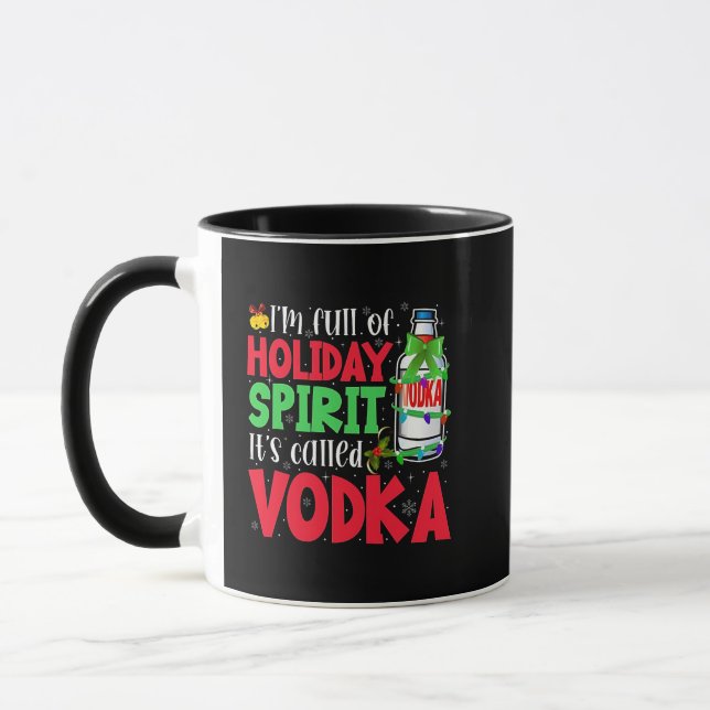 Taza Estoy lleno de espíritu navideño, se llama Navidad (Izquierda)