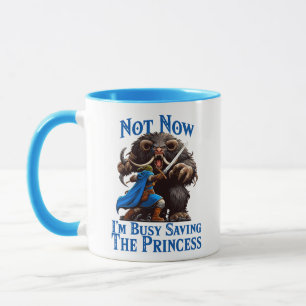 Taza Estoy ocupado salvando a la princesa