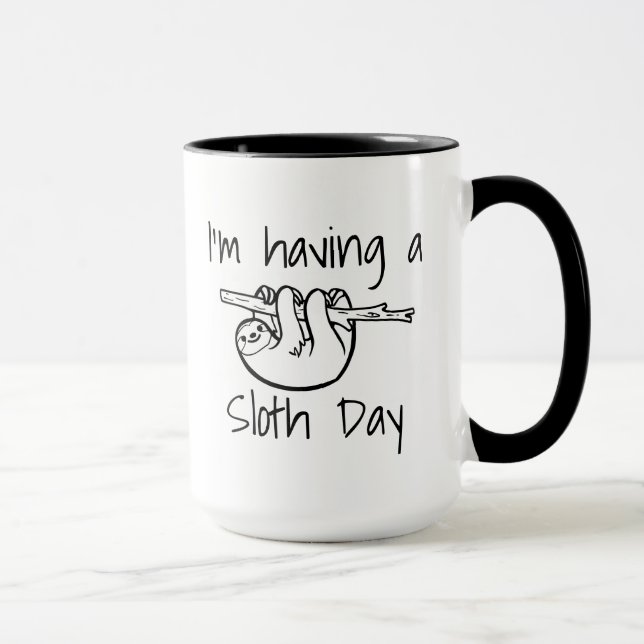 Taza Estoy teniendo un día de la pereza (Derecha)