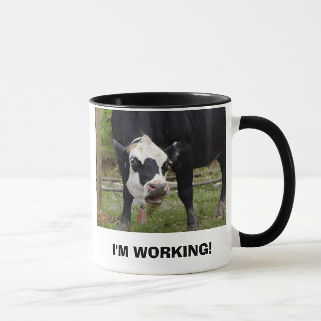 TAZA ¡ESTOY TRABAJANDO! (Derecha)