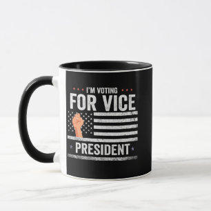 Taza Estoy votando por el regalo de la elección del vic