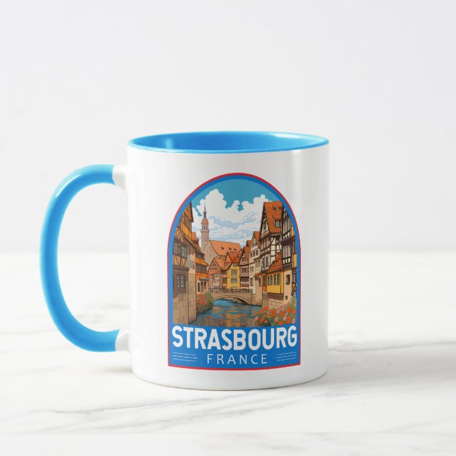 Taza Estrasburgo Francia Viaje al arte (Izquierda)