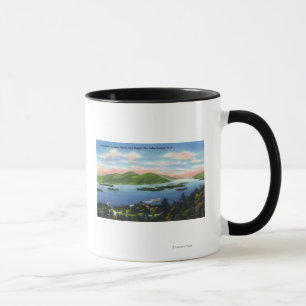 Taza estrechos, cientos de islas, vistas de las montaña