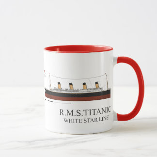 Taza estrella blanca titánica