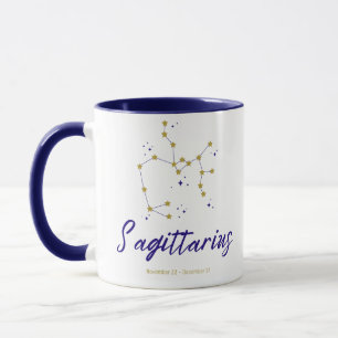 Taza Estrella de Constelación Sagittarius Zodiac Archer