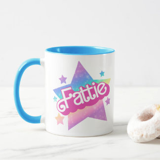 Taza Estrella de nostalgia del arco iris retro 90 de ta
