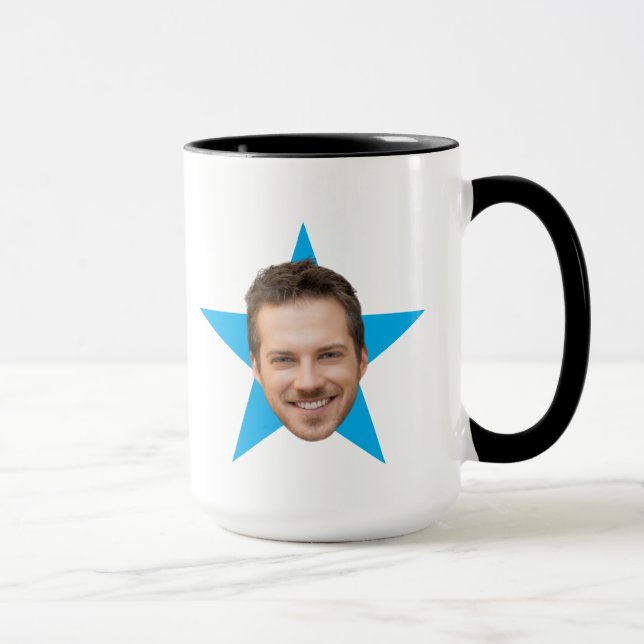 Taza Estrella de personalizado enfrenta estrella de reg (Derecha)